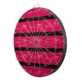 roze zeemeerminnen zwemmen rood dartbord (Voorkant Rechts)