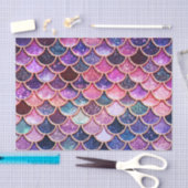 Roze zeemeerminnende glitterschalen - Zeemeerminne Tissuepapier (Craft)