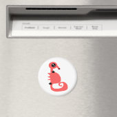 Roze zeepaardje van de liefde en sterren magneet (Insitu (Vaatwasser))