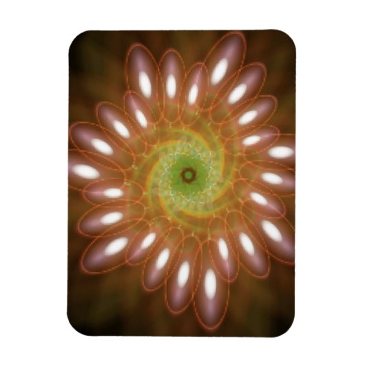 Roze zeepbellen in het Abstract Magneet (Verticaal)