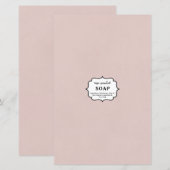 Roze zeepfolie (Voorkant / Achterkant)