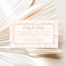 Roze Zeeschelp Kust Baby Shower Boeken Voor Baby
