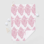 Roze zeeschelpen golfhanddoek (Insitu)