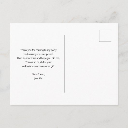 Roze Zeeschildpad Whimsical & Schattig Bedankt Briefkaart (Achterkant)