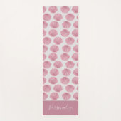 roze zeespalls Ocean Beach Zen Meditation Yogamat (Voorkant)