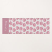 roze zeespalls Ocean Beach Zen Meditation Yogamat (Voorkant (horizontaal))