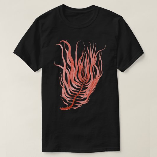 roze zeewier t-shirt (Design voorkant)