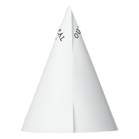 Roze zegel 1e verjaardag onder het Zee Feesthoedjes (Achterkant)