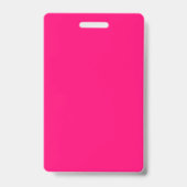 Roze zelfmaak sjabloon met aangepaste tekst en fot badge (Achterkant)