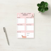 Roze Zelfzorgplanner - Wellness & Geestelijke Gezo Post-it® Notes (Kantoor)