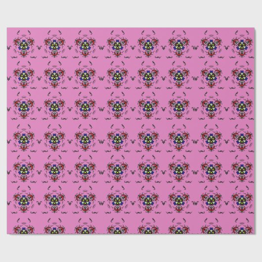 Roze Zen Mandala" Cadeaupapier (Vlak)