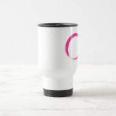 Roze Zen-symbool / Enso-cirkel Reisbeker (Center)