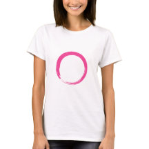 Roze Zen-symbool / Enso-cirkel