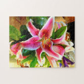 roze zetmeel leugenachtige puzzel (Horizontaal)
