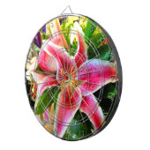 roze zetmeeldraad dartbord (Voorkant Rechts)