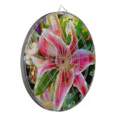 roze zetmeeldraad dartbord (Voorkant Links)