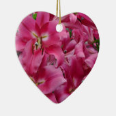 Roze zetmeellieren keramisch ornament (Rechts)