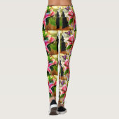 roze zetmeellieren leggings (Achterkant)