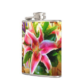 roze zezetmeellelaar heupfles (Links)
