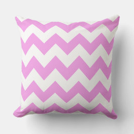 Roze Zig Zag Striped Pillow Kussen