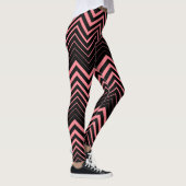 Roze Zigzag Chevron Leggings (Rechts)
