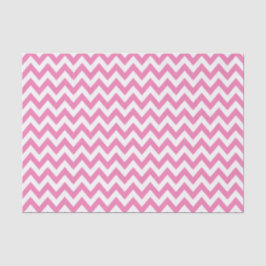 Roze ZigZag / Chevron Patroon Tissuepapier