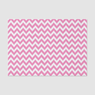 Roze ZigZag / Chevron Patroon Tissuepapier