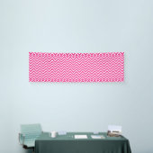 Roze Zigzag Chevron Pattern Spandoek (Beurs)