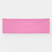 Roze Zigzag Chevron Pattern Spandoek (Horizontaal)