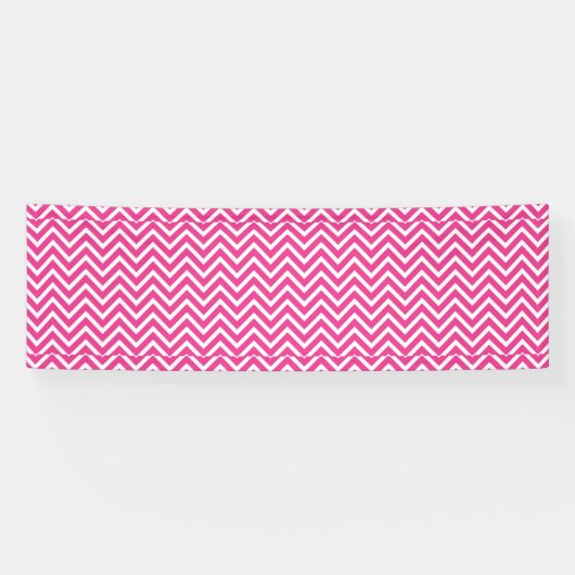 Roze Zigzag Chevron Pattern Spandoek (Horizontaal)