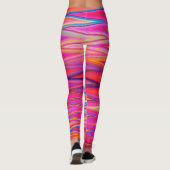 Roze ZigZag Leggings (Achterkant)