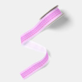 roze zigzag-ontwerp grosgrain lint (Achterkant)