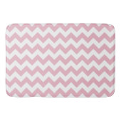 Roze Zigzag, Roze Chevron, Geometrisch Patroon Badmat (Voorkant)
