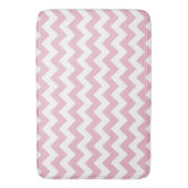 Roze Zigzag, Roze Chevron, Geometrisch Patroon Badmat (Voorkant Verticaal)