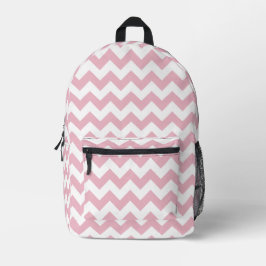 Roze Zigzag, Roze Chevron, Geometrisch Patroon Bedrukte Rugzak