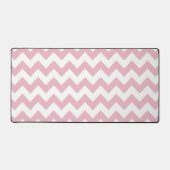 Roze Zigzag, Roze Chevron, Geometrisch Patroon Bureaumat (Voorkant)