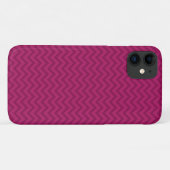 Roze Zigzag, Roze Chevron, Geometrisch Patroon Case-Mate iPhone Case (Achterkant (horizontaal))
