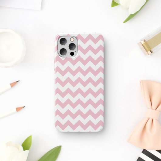 Roze Zigzag, Roze Chevron, Geometrisch Patroon Case-Mate iPhone Case