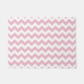 Roze Zigzag, Roze Chevron, Geometrisch Patroon Deurmat (Voorkant)