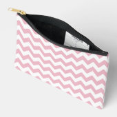 Roze Zigzag, Roze Chevron, Geometrisch Patroon Etui (Open)