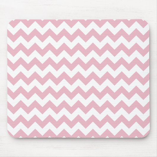 Roze Zigzag, Roze Chevron, Geometrisch Patroon Muismat (Voorkant)