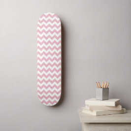 Roze Zigzag, Roze Chevron, Geometrisch Patroon Persoonlijk Skateboard