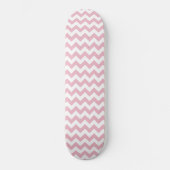 Roze Zigzag, Roze Chevron, Geometrisch Patroon Persoonlijk Skateboard (Voorkant)