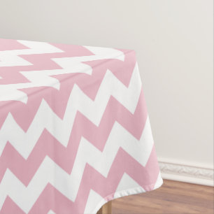Roze Zigzag, Roze Chevron, Geometrisch Patroon Tafelkleed