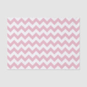 Roze Zigzag, Roze Chevron, Geometrisch Patroon Tissuepapier (Voorkant)