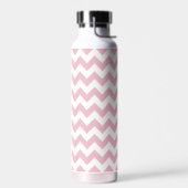Roze Zigzag, Roze Chevron, Geometrisch Patroon Waterfles (Links)