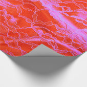 Roze zijde cadeaupapier (Hoek)