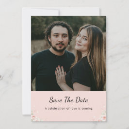 Roze Zijde Roze Gefluisterde Peta Modern Script fo Save The Date