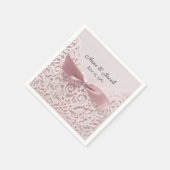 Roze zijkant op kant voor Jubileum Servet (Hoek)