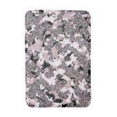 Roze zilver en zwarte schoonheidsspill Glam Gloss  Badmat (Voorkant Verticaal)